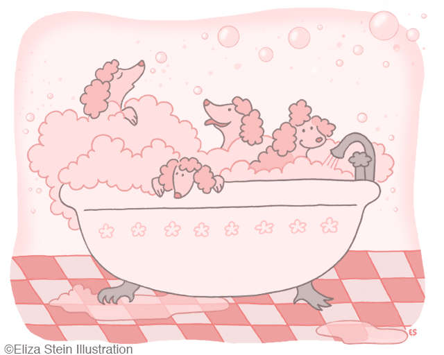 Bubble Bath Illustration